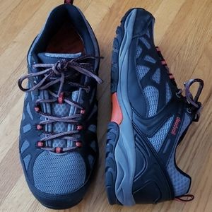 Cloudveil men's hiking shoes 11 black gray orange